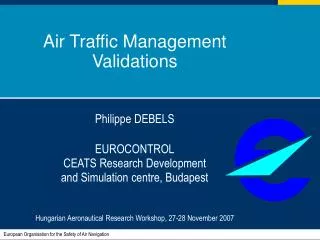 European Organisation for the Safety of Air Navigation
