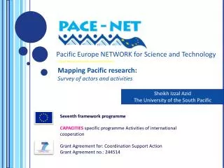 Pacific Europe NETWORK for Science and Technology