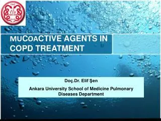 MU C OA CTIVE AGENTS IN COPD TREATMENT