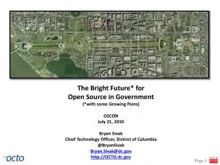 The Bright Future* for Open Source in Government ( *with some Growing Pains) OSCON
