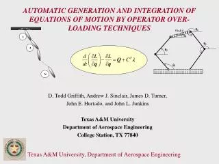 AUTOMATIC GENERATION AND INTEGRATION OF EQUATIONS OF MOTION BY OPERATOR OVER-LOADING TECHNIQUES