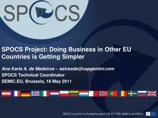 SPOCS Project: Doing Business in Other EU Countries is Getting Simpler