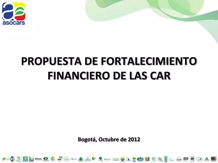propuesta de fortalecimiento financiero de las car