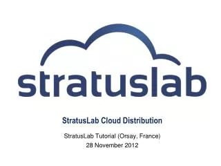 StratusLab Cloud Distribution