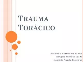 trauma tor cico