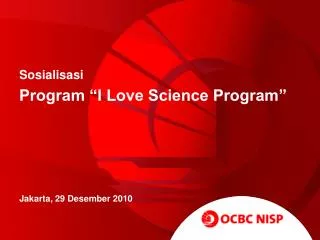 sosialisasi program i love science program