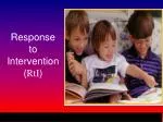 Response to Intervention ( RtI ) - slide 1