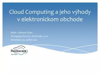 cloud computing a jeho v hody v elektronickom obchode