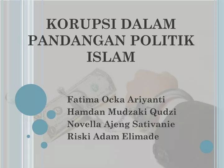 korupsi dalam pandangan politik islam
