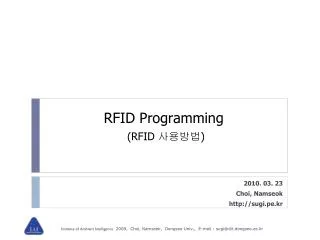 rfid programming rfid