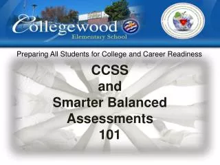 Preparing All Students for College and Career Readiness