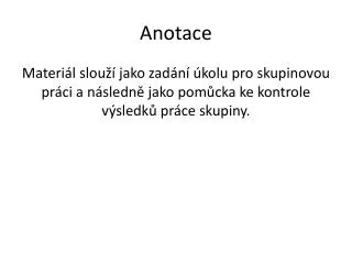 anotace