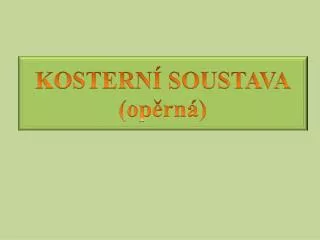 kostern soustava op rn