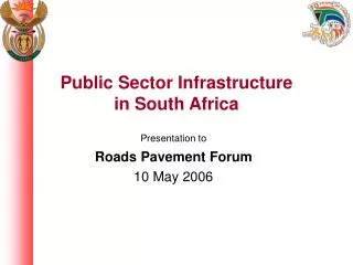 Public Sector Infrastructure in South Africa