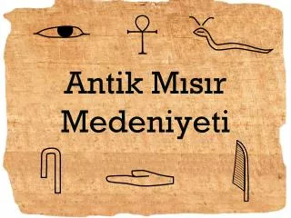antik m s r medeniyeti