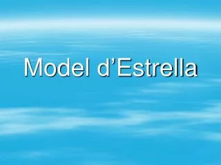 model d estrella