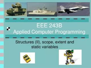 EEE 243B Applied Computer Programming