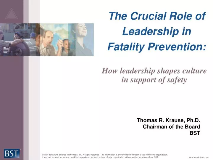 the crucial role of leadership in fatality prevention
