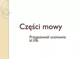 cz ci mowy