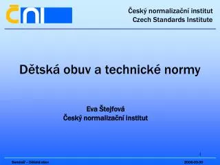 d tsk obuv a technick normy
