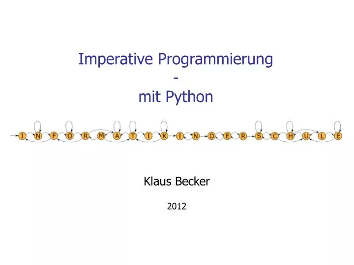 imperative programmierung mit python
