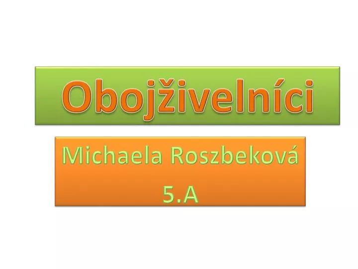 oboj iveln ci