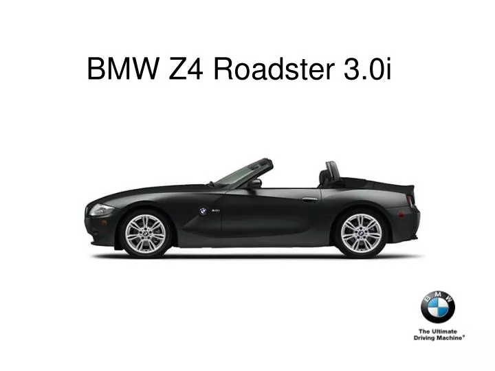 bmw z4 roadster 3 0i