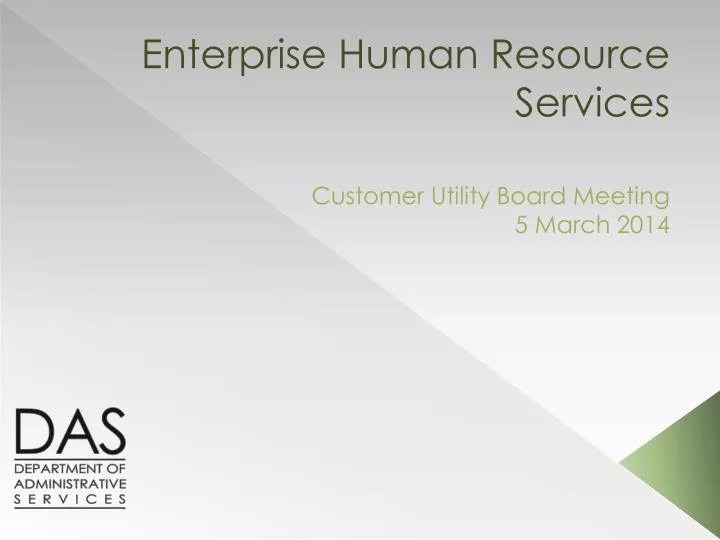 enterprise human resource services