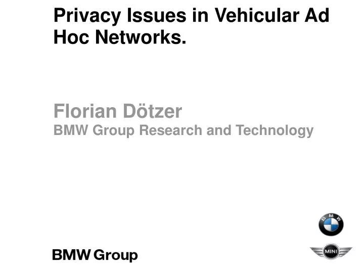 privacy issues in vehicular ad hoc networks