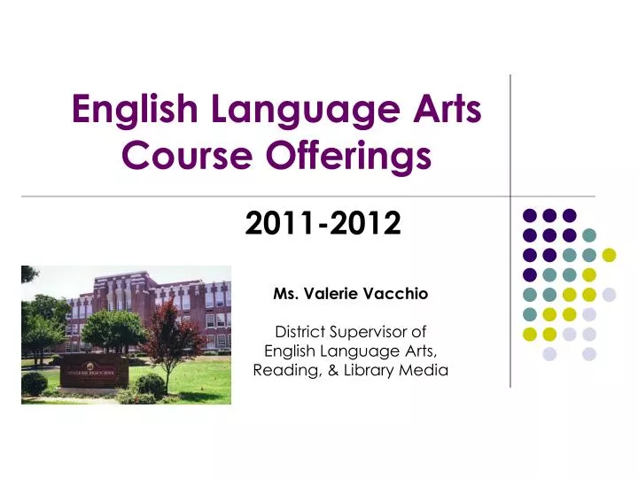 english language arts course offerings