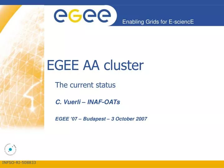 egee aa cluster