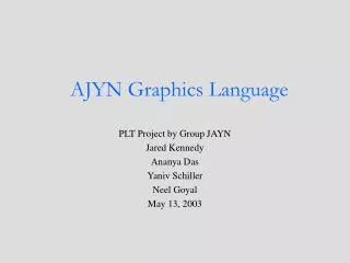 AJYN Graphics Language