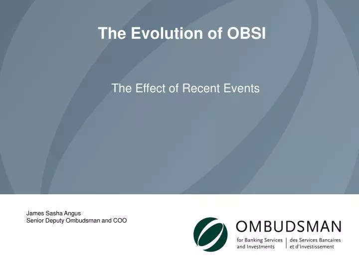 the evolution of obsi