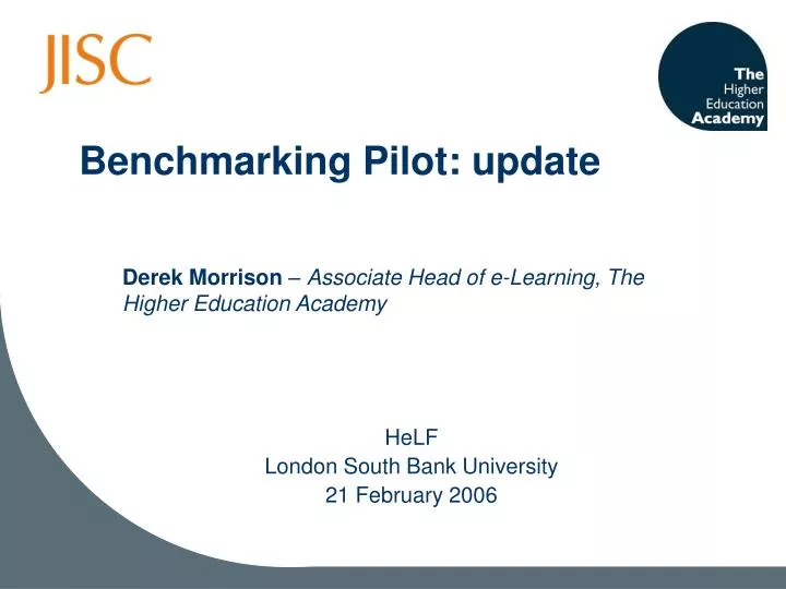 benchmarking pilot update