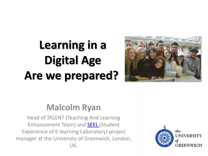 learning in a digital age are we prepared