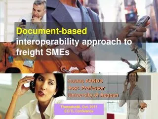 Document-based interoperability approach to freight SMEs