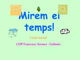 mirem el temps