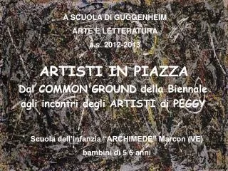 artisti in piazza
