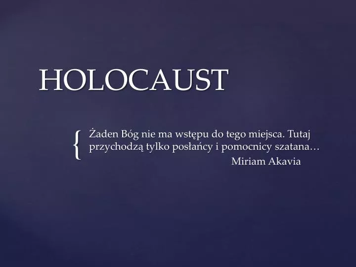 holocaust