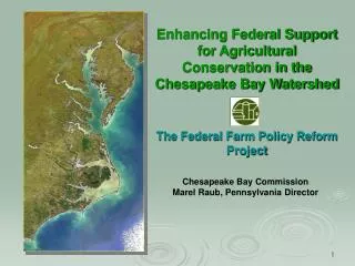 Enhancing Federal Support for Agricultural Conservation in the Chesapeake Bay Watershed