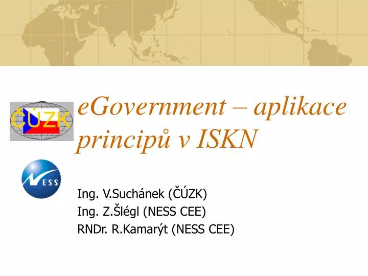 egovernment aplikace princip v iskn