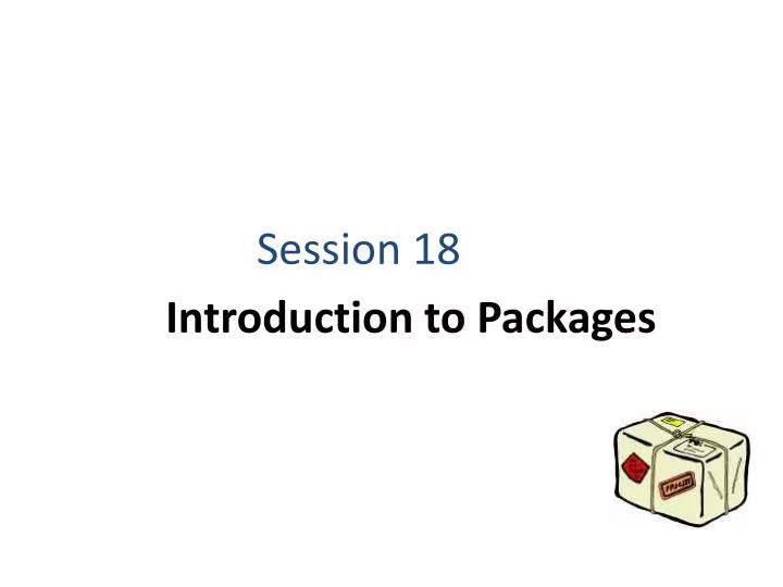 introduction to packages