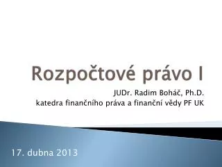 rozpo tov pr vo i
