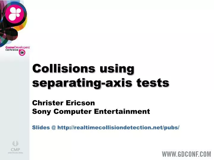 collisions using separating axis tests
