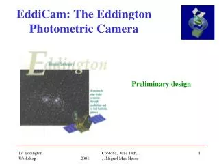 EddiCam: The Eddington Photometric Camera