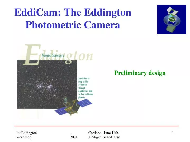 eddicam the eddington photometric camera