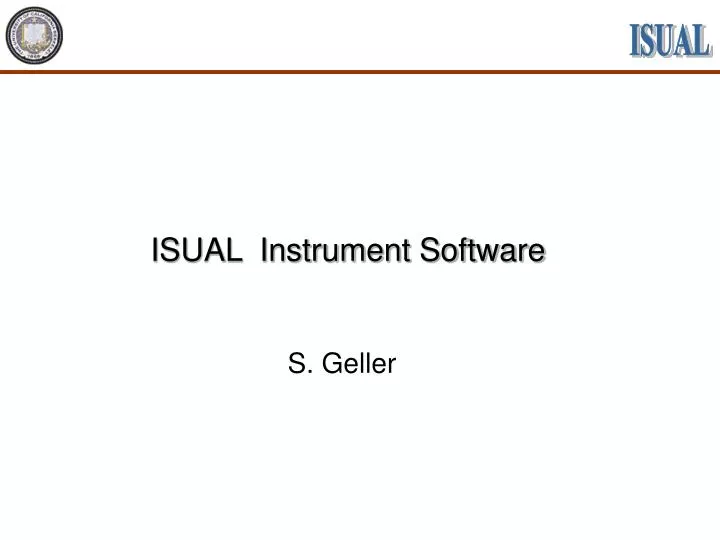 isual instrument software