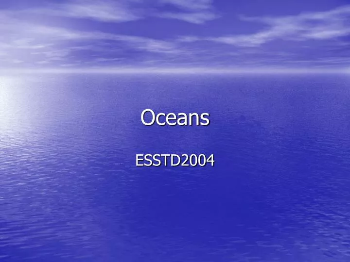 oceans