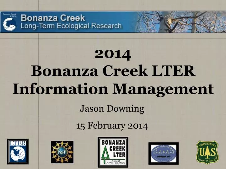 2014 bonanza creek lter information management