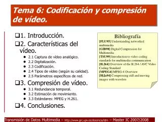 tema 6 codificaci n y compresi n de v deo